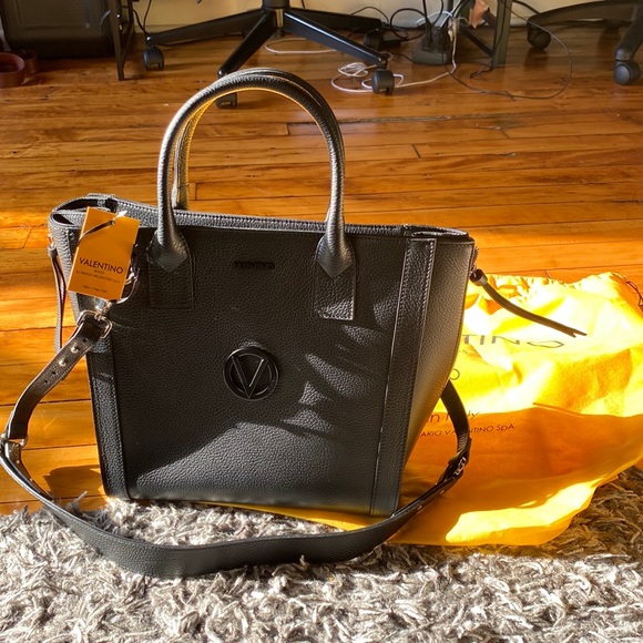 Valentino Handbags - NWT Valentino Charmont Pebbled Leather Tote